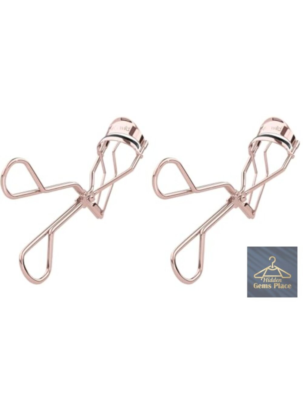 2 Pack Eyelash Curler with Comfort Rubberized Grip - Painless Lash Curling Tool